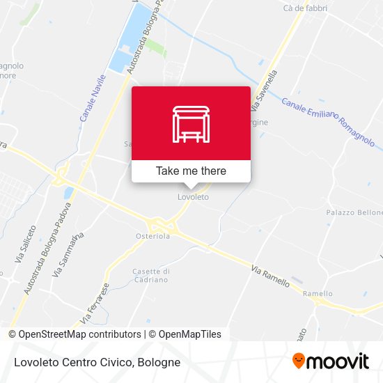 Lovoleto Centro Civico map