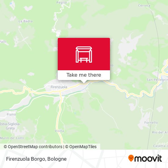 Firenzuola Borgo map