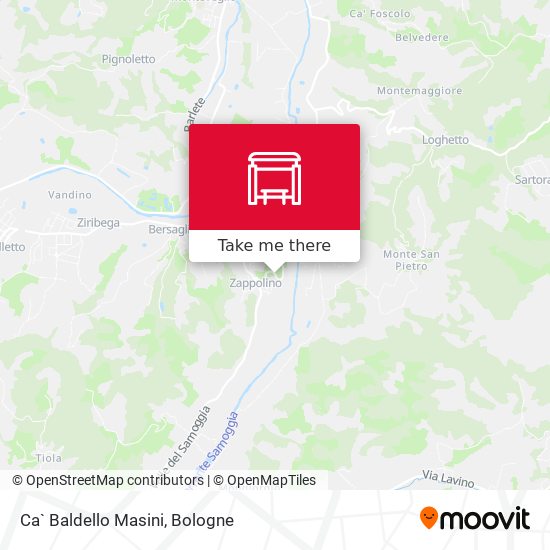 Ca` Baldello Masini map