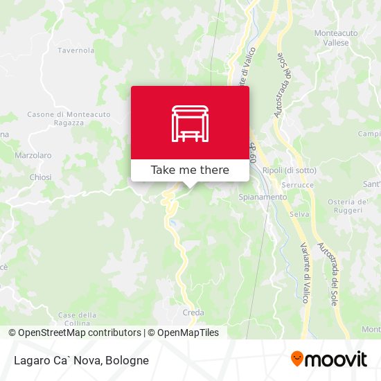 Lagaro Ca` Nova map