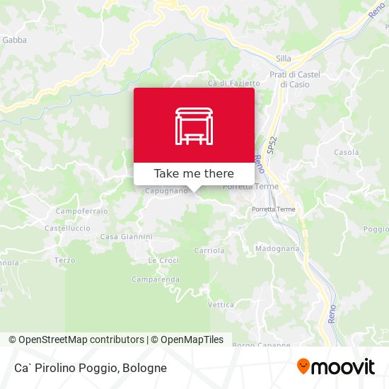 Ca` Pirolino Poggio map
