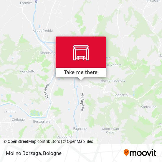 Molino Borzaga map