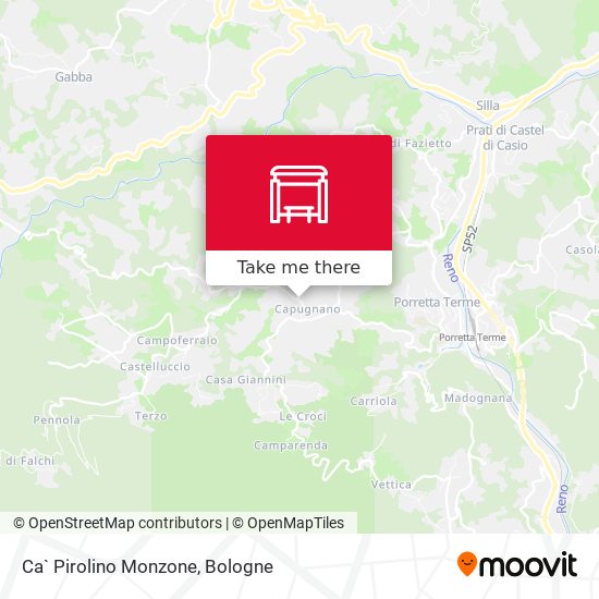 Ca` Pirolino Monzone map