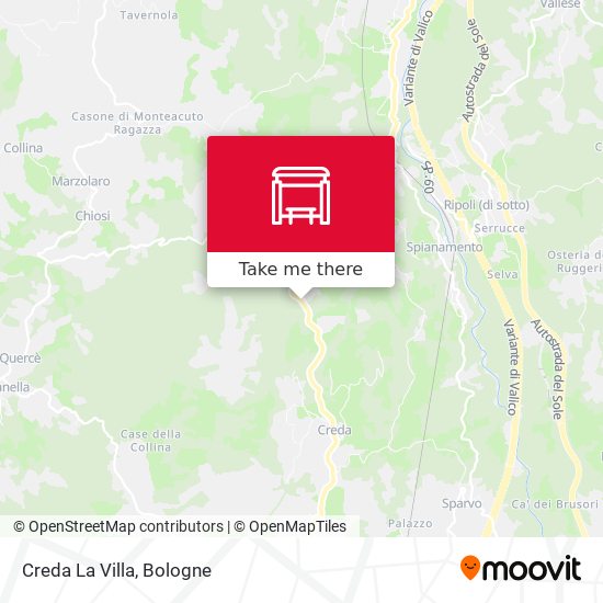 Creda La Villa map