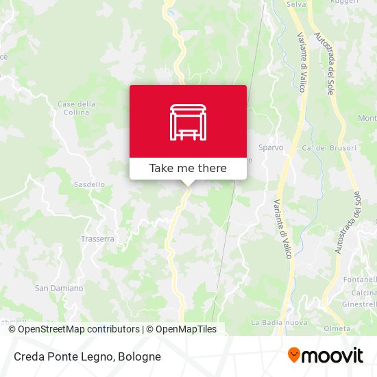 Creda Ponte Legno map