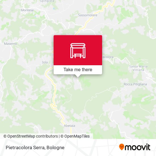 Pietracolora Serra map
