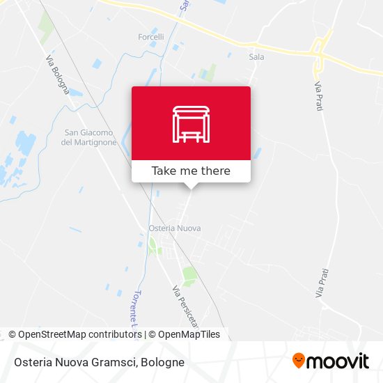 Osteria Nuova Gramsci map