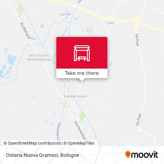 Osteria Nuova Gramsci map