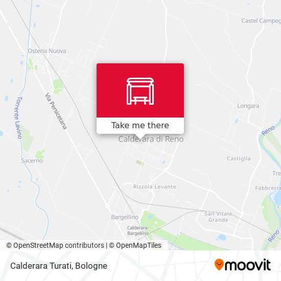 Calderara Turati map