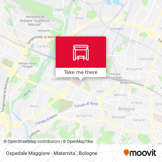 Ospedale Maggiore - Maternita` map