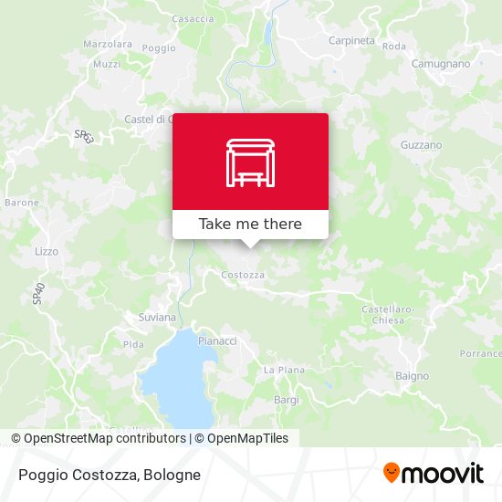 Poggio Costozza map