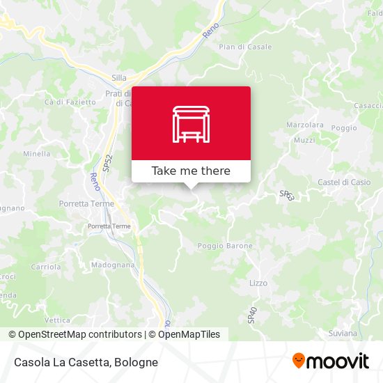 Casola La Casetta map