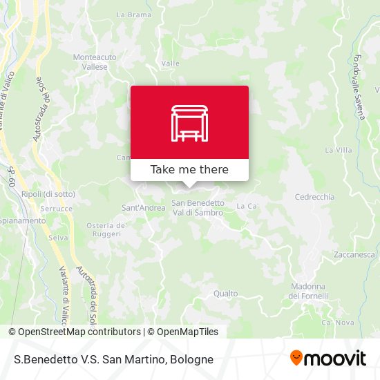 S.Benedetto V.S. San Martino map