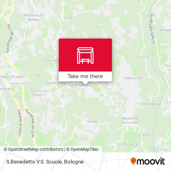 S.Benedetto V.S. Scuole map