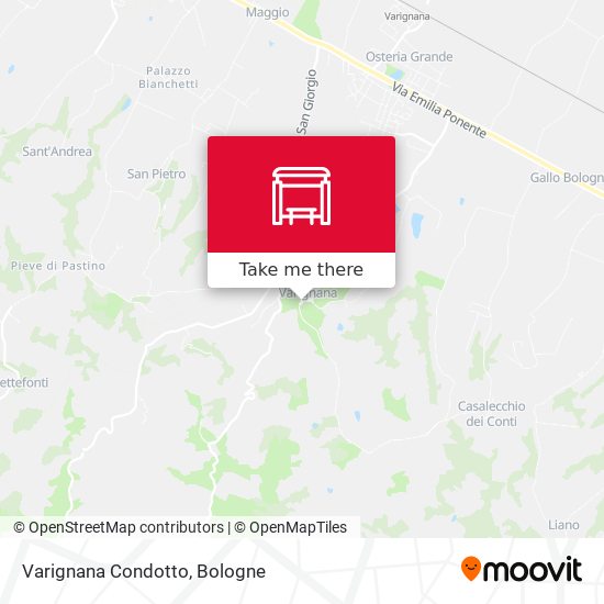Varignana Condotto map