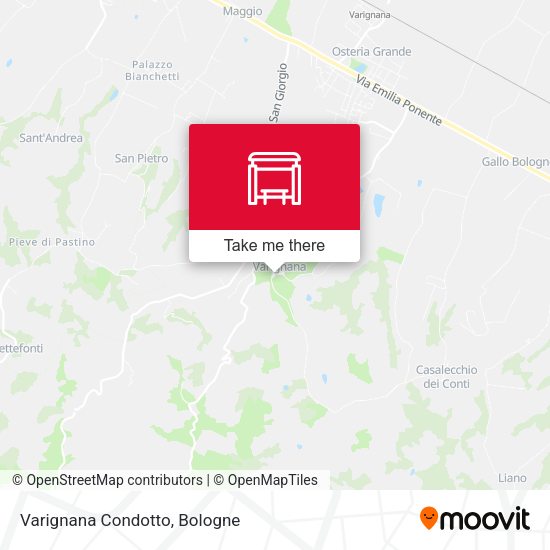 Varignana Condotto map