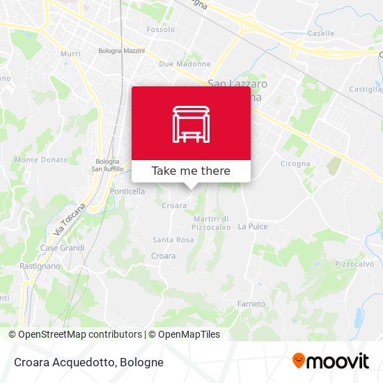 Croara Acquedotto map
