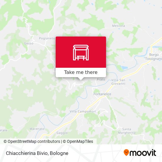 Chiacchierina Bivio map