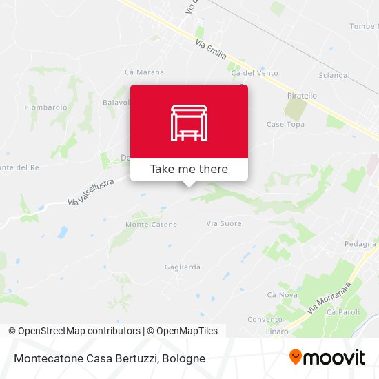 Montecatone Casa Bertuzzi map