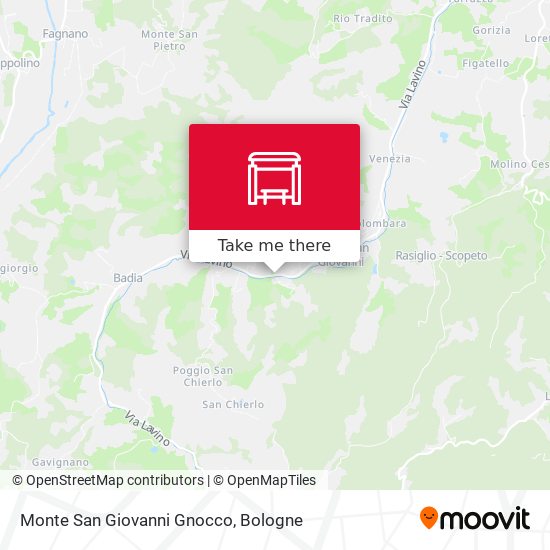 Monte San Giovanni Gnocco map
