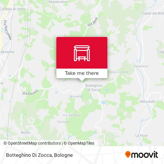 Botteghino Di Zocca map