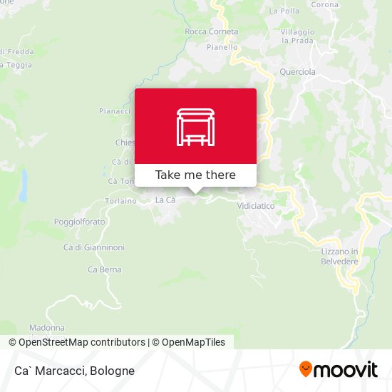 Ca` Marcacci map