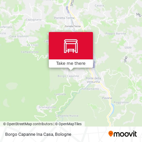 Borgo Capanne Ina Casa map