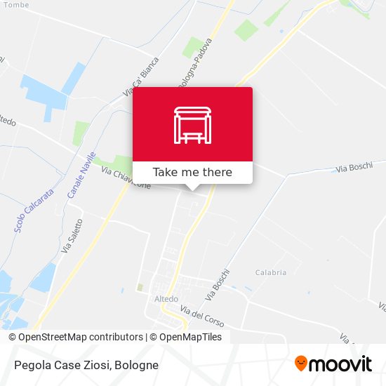 Pegola Case Ziosi map