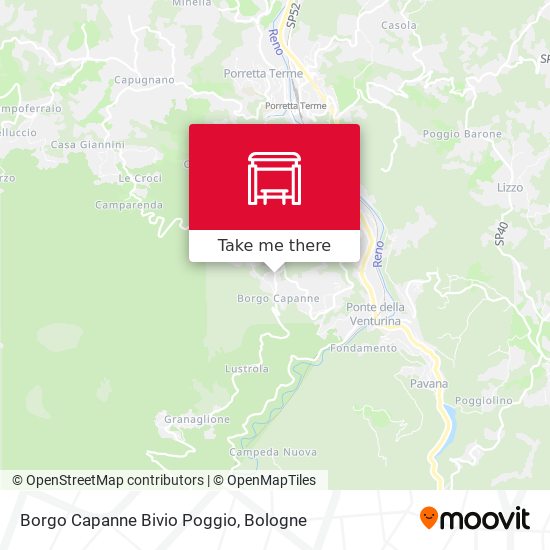 Borgo Capanne Bivio Poggio map