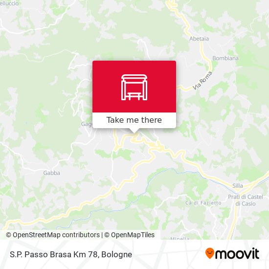 S.P. Passo Brasa Km 78 map