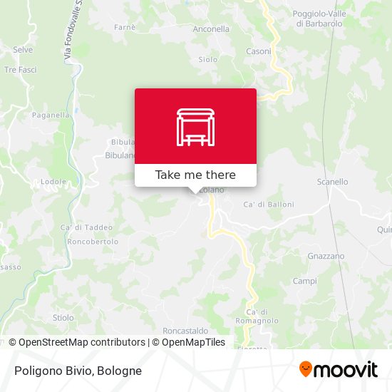 Poligono Bivio map