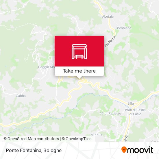 Ponte Fontanina map