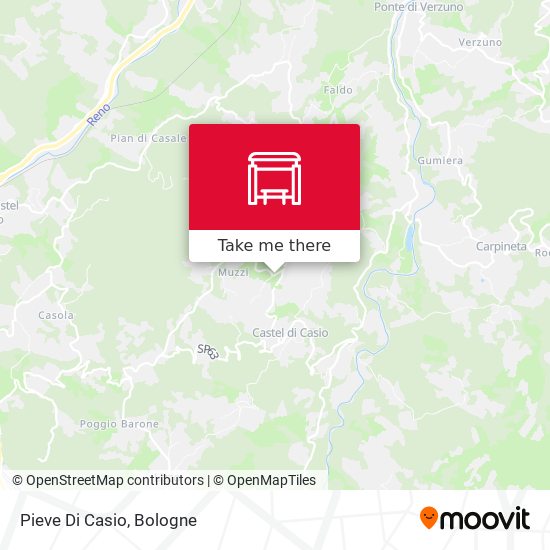 Pieve Di Casio map