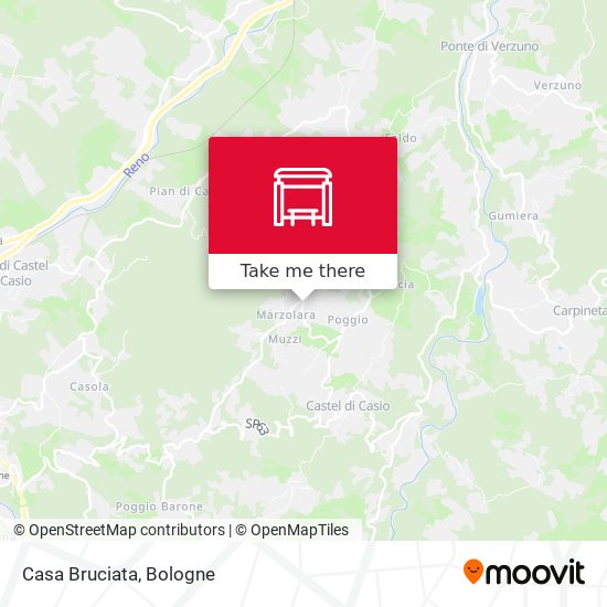 Casa Bruciata map