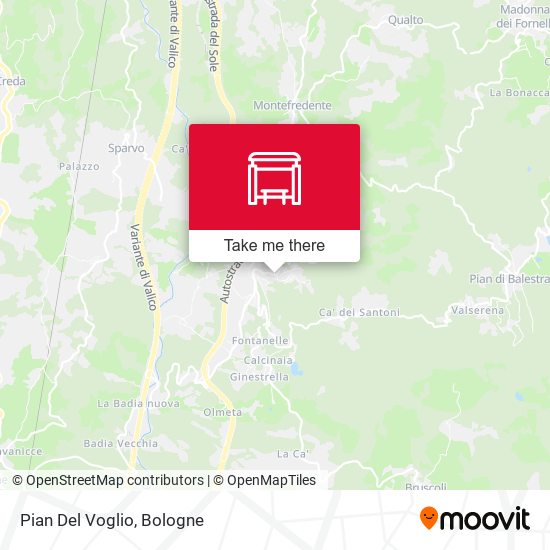 Pian Del Voglio map