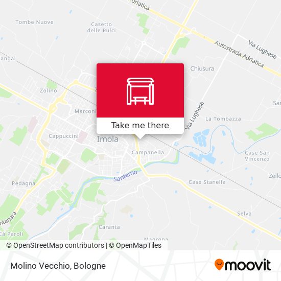 Molino Vecchio map