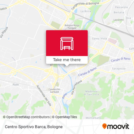 Centro Sportivo Barca map
