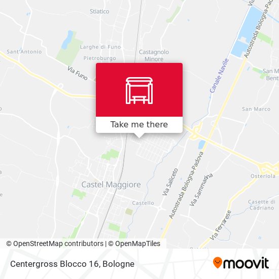 Centergross Blocco 16 map