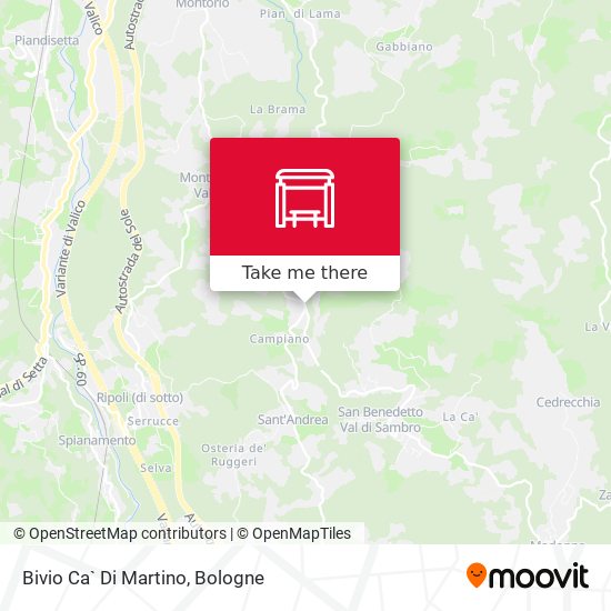 Bivio Ca` Di Martino map