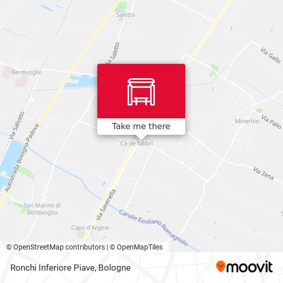 Ronchi Inferiore Piave map