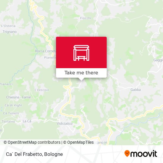 Ca` Del Frabetto map