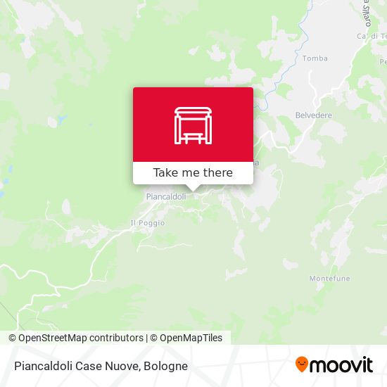 Piancaldoli Case Nuove map