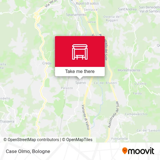 Case Olmo map