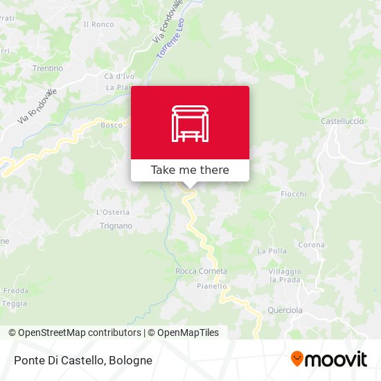 Ponte Di Castello map