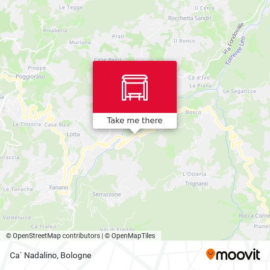 Ca` Nadalino map