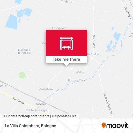 La Villa Colombara map