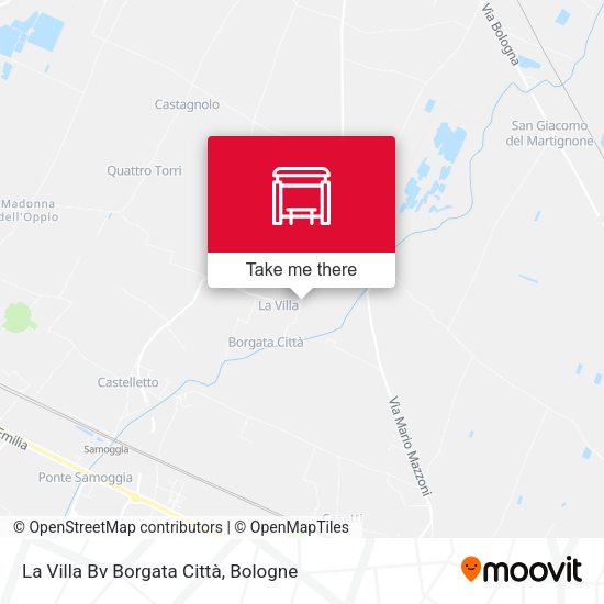 La Villa Bv Borgata Città map
