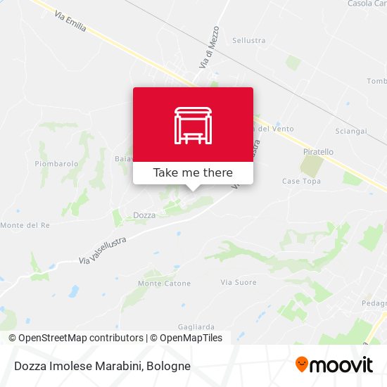 Dozza Imolese Marabini map