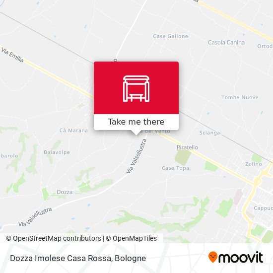 Dozza Imolese Casa Rossa map