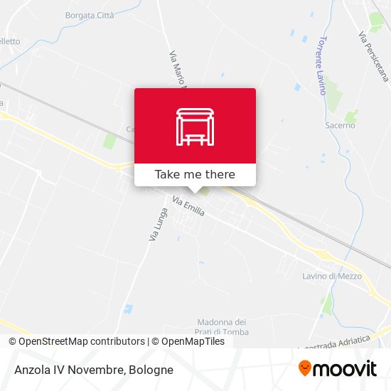 Anzola IV Novembre map